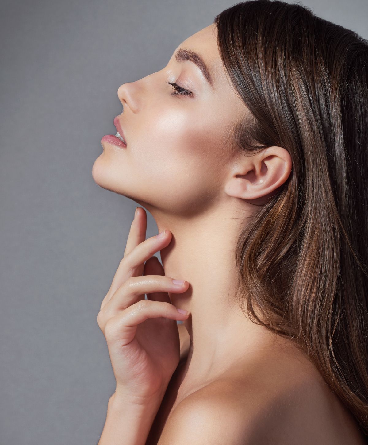 Profile of a woman with soft features.