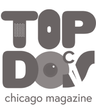 Top Doctors Chicago Magazine logo design.